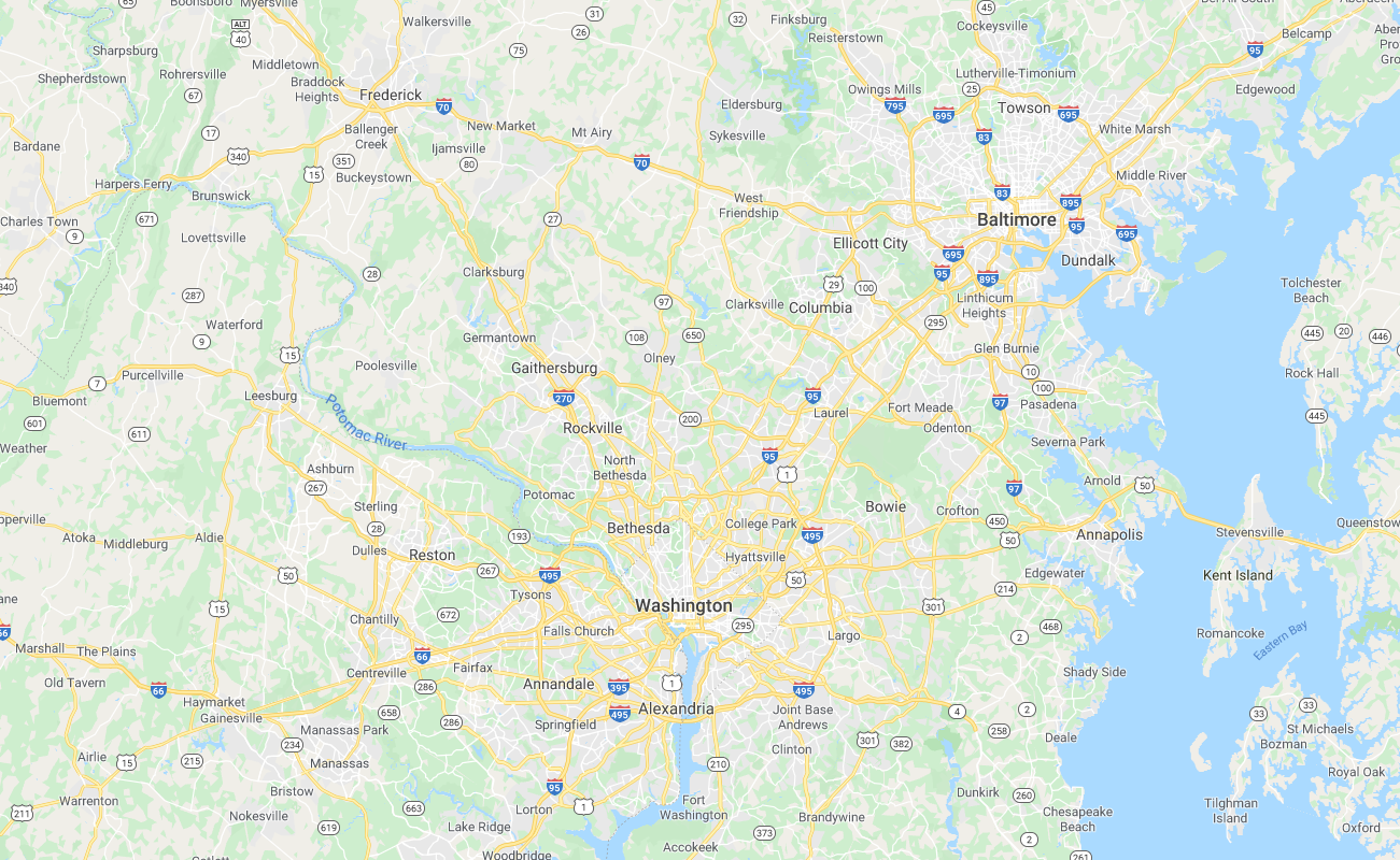 DMV Service Area